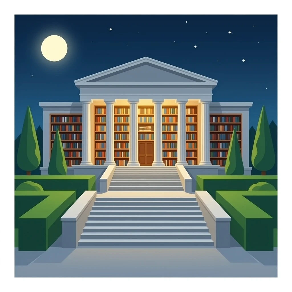 library steps emoji