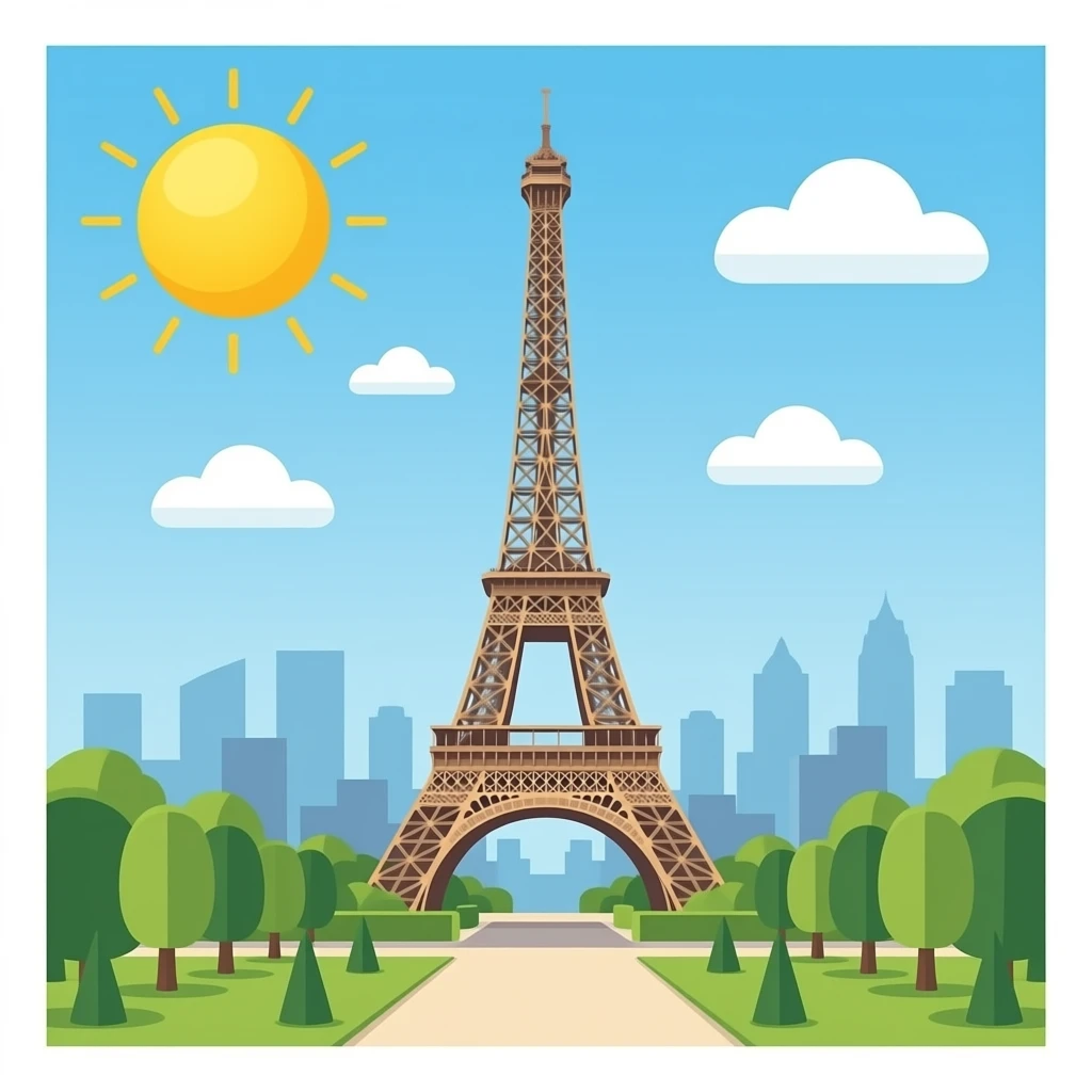 torre eiffel emoji