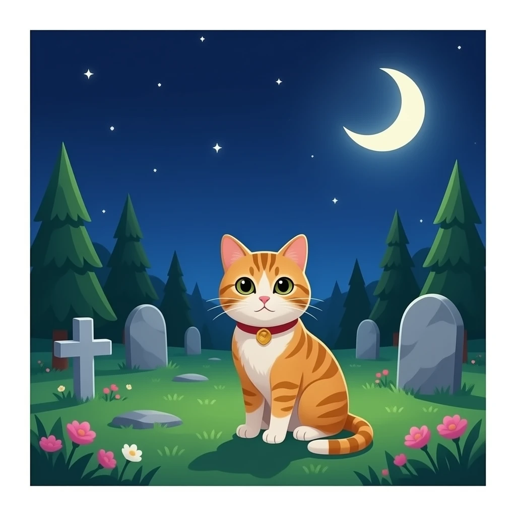 Cat grave emoji