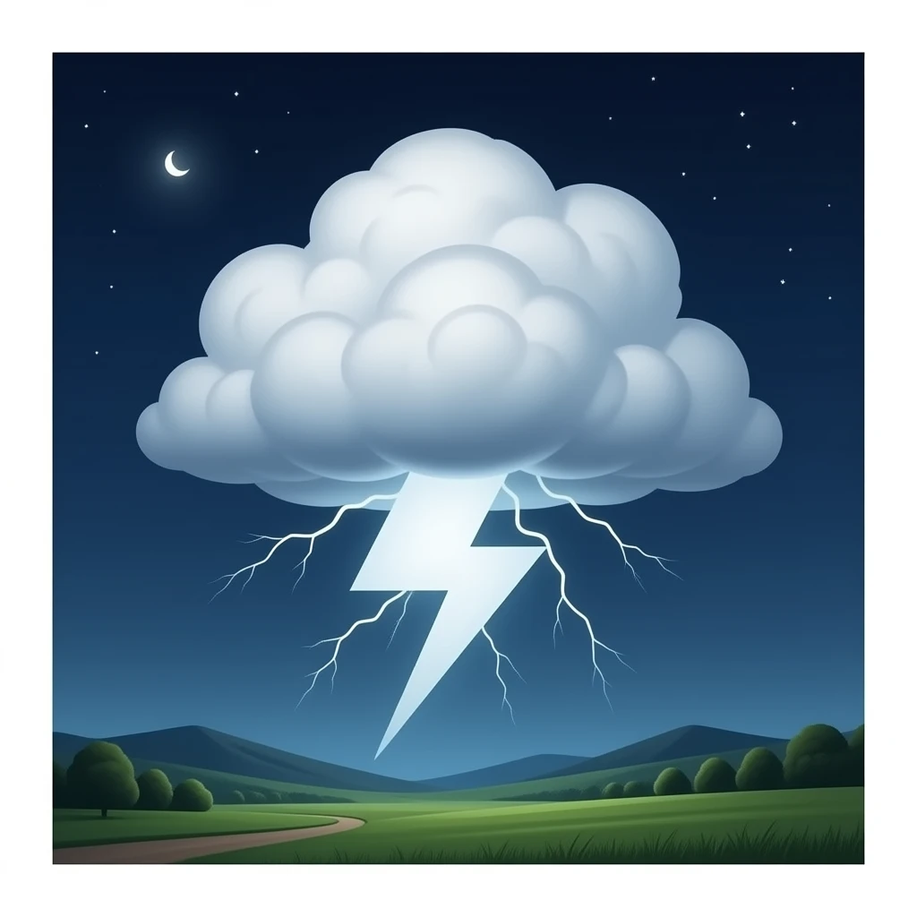 thunder emoji