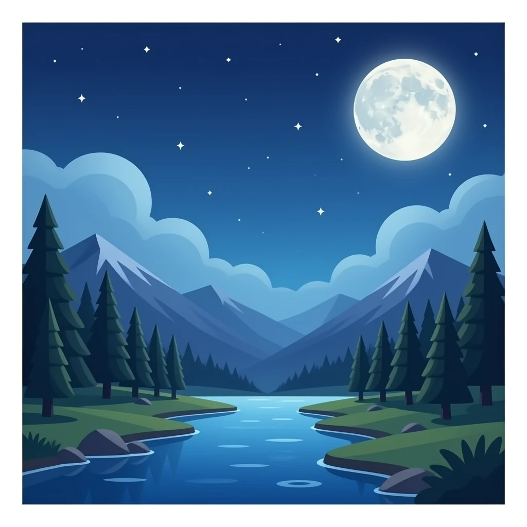 Moonlight emoji