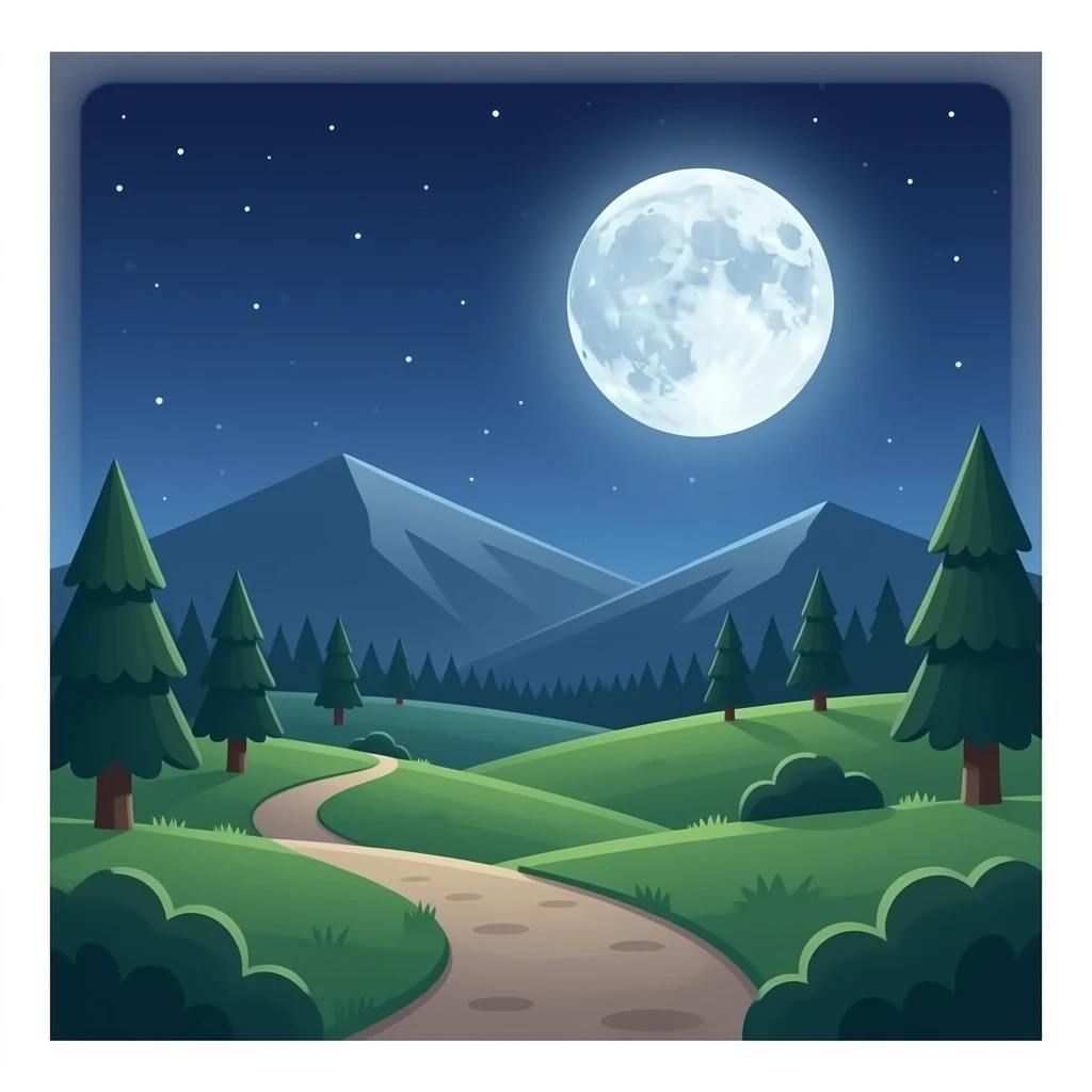 Луна emoji