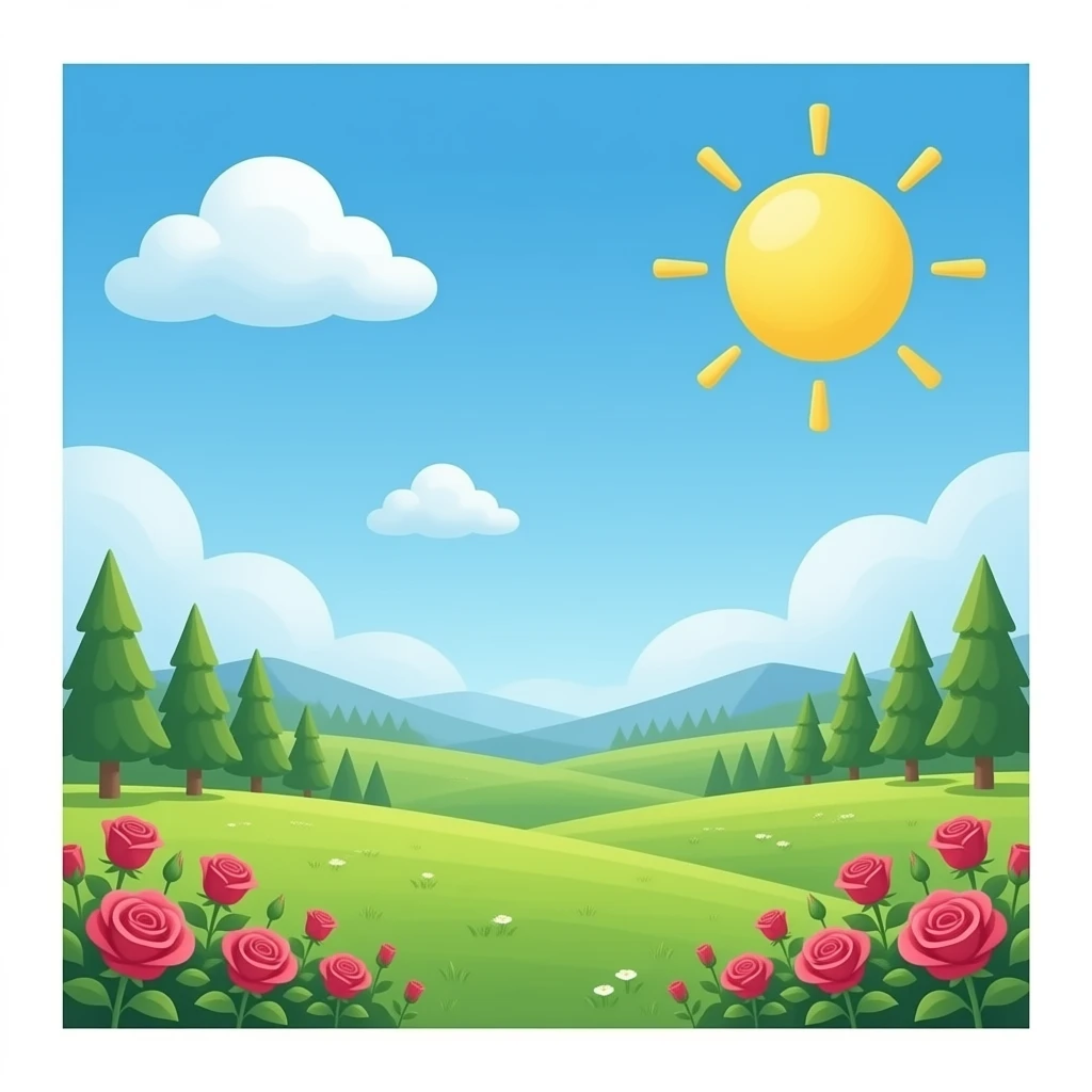 Rose cloud emoji