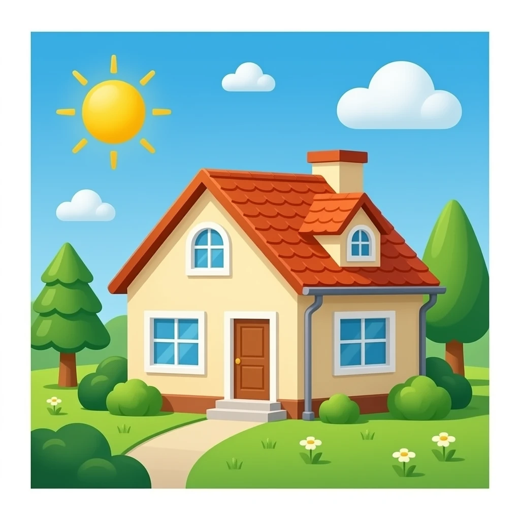 Gutter house emoji