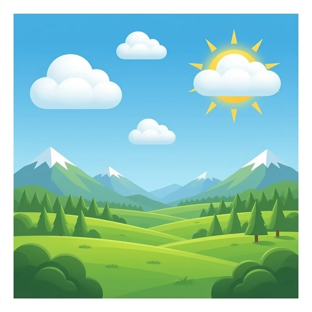 green colored clouds emoji