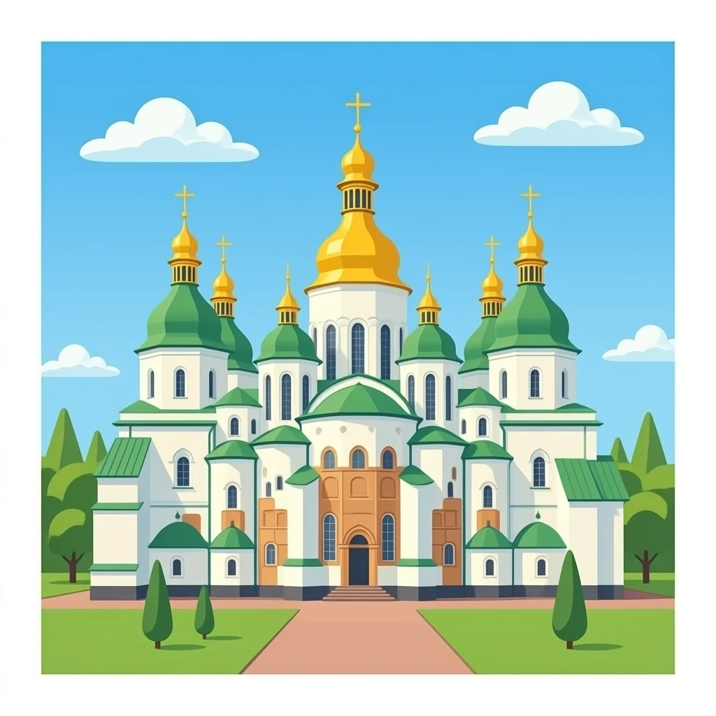 St. Sophia Cathedral Ukraine emoji