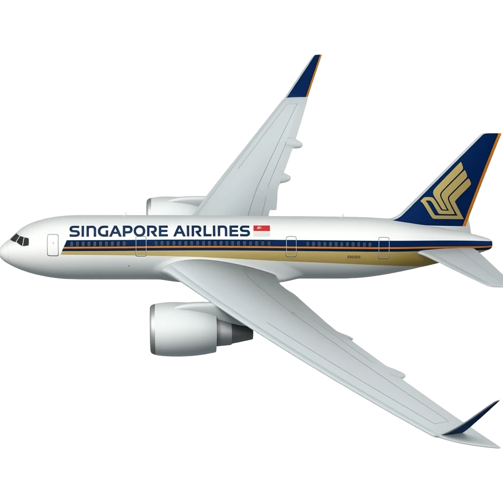 Singapore Airlines 767 Dreamliner emoji