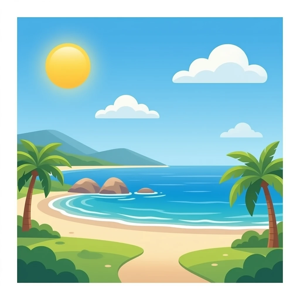 seaside emoji