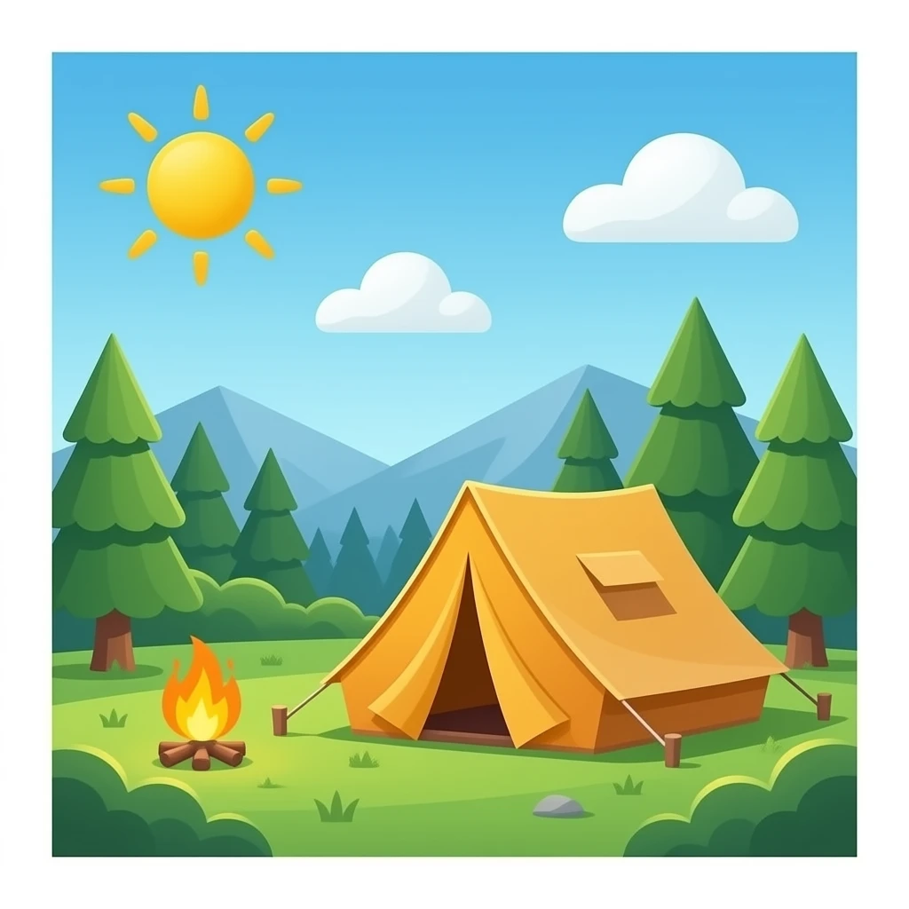 camping emoji