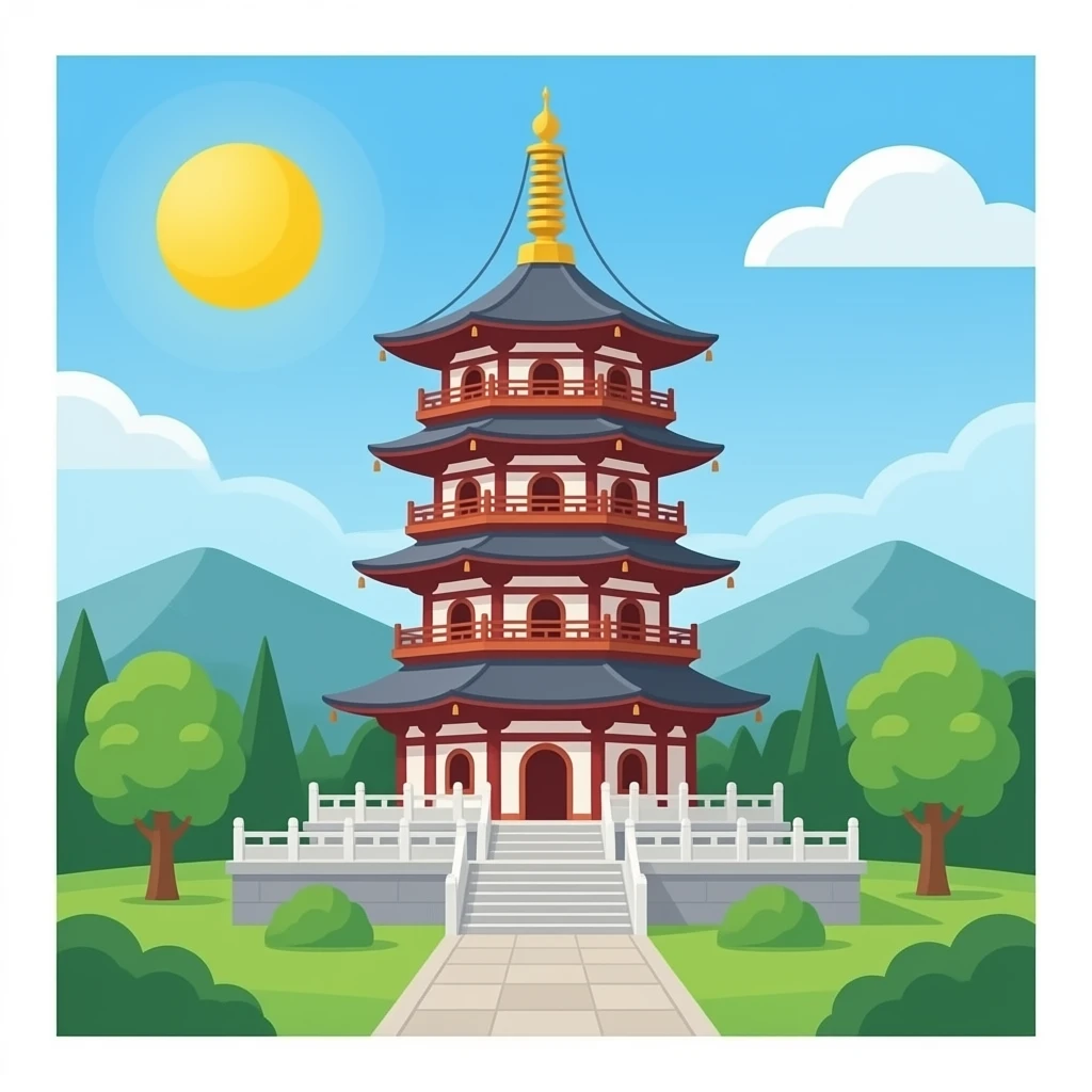 Pagoda emoji