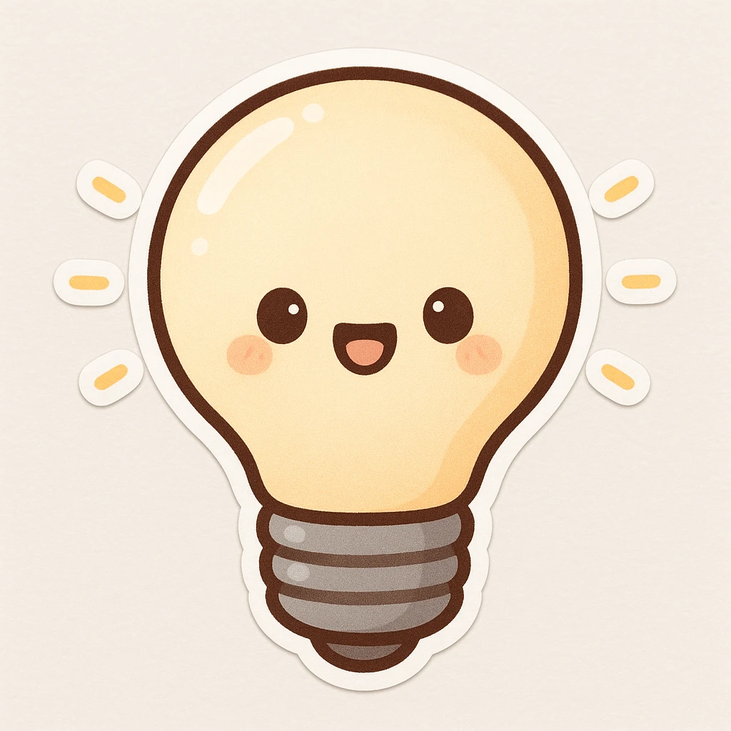 bulb emoji