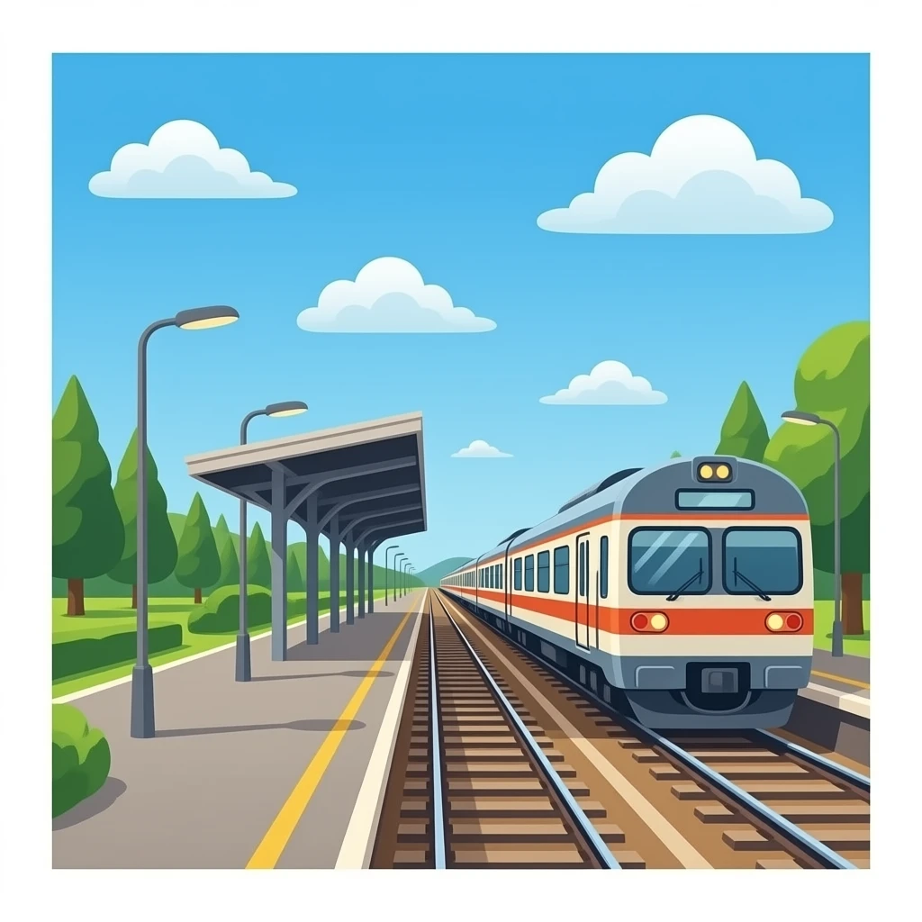 Train station emoji emoji