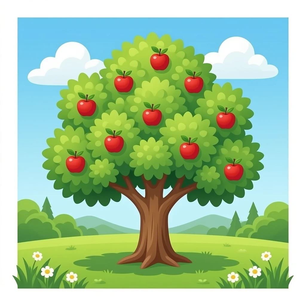Apple tree emoji