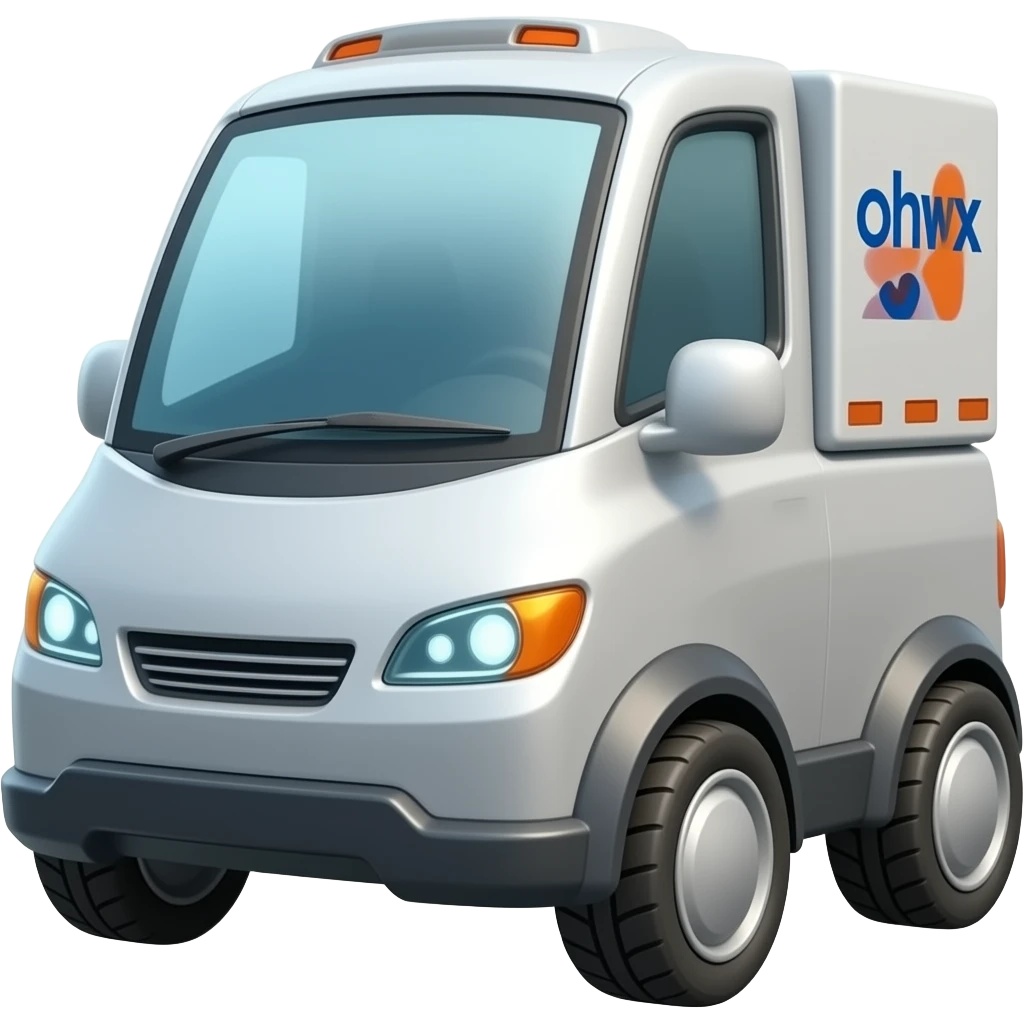 delivery robot emoji