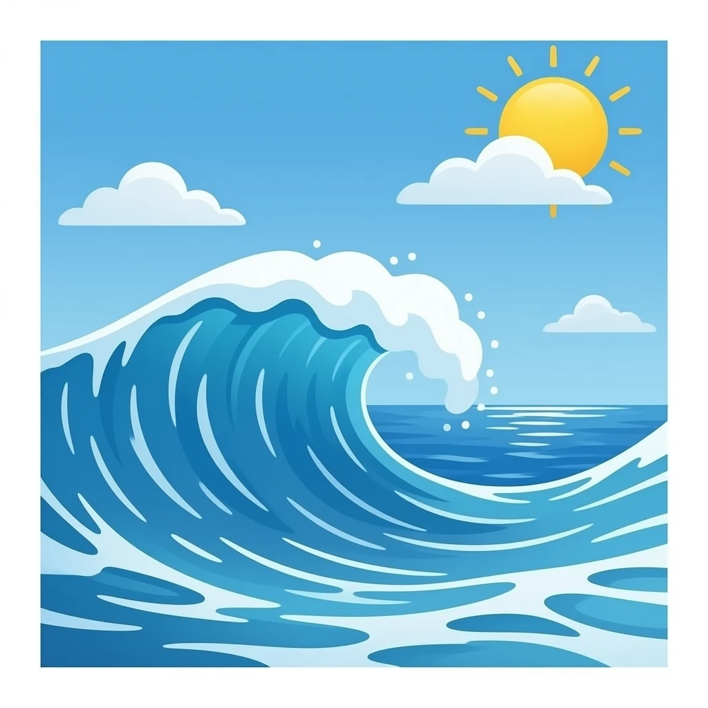 Waves emoji