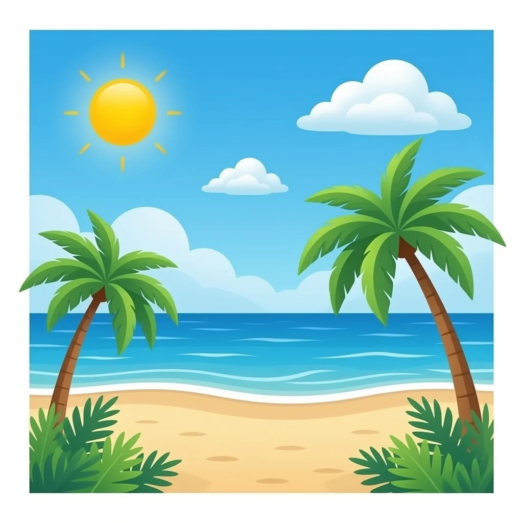 beach emoji
