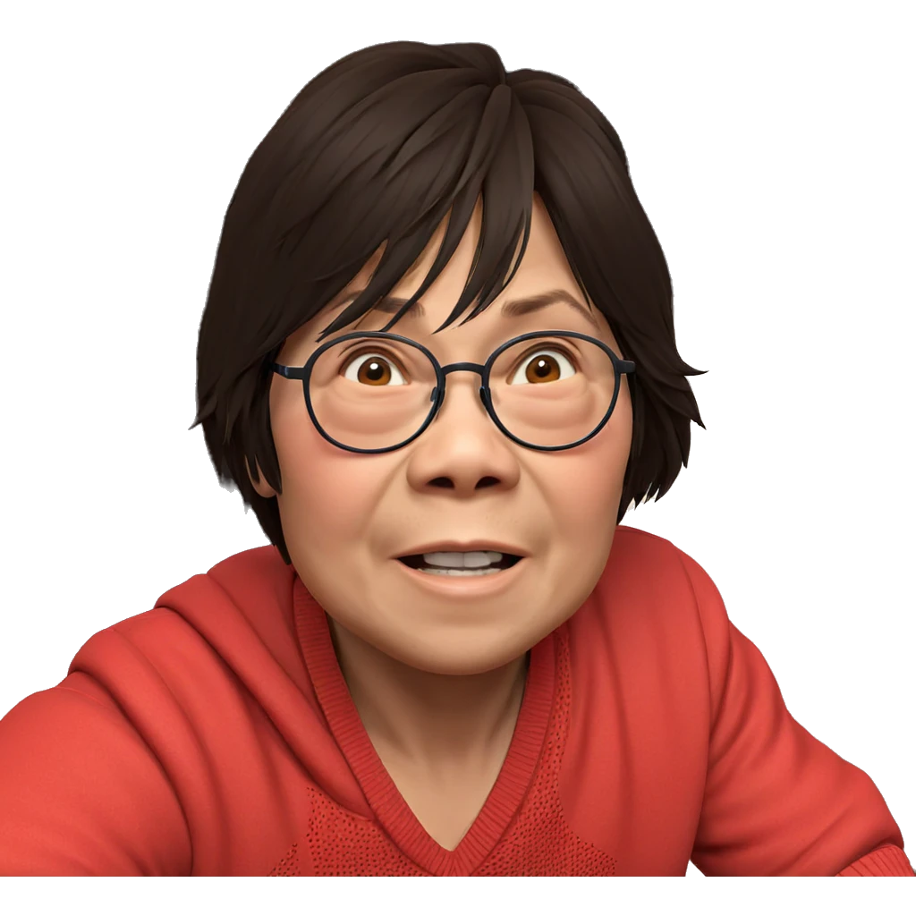 boy with glasses portrait emoji