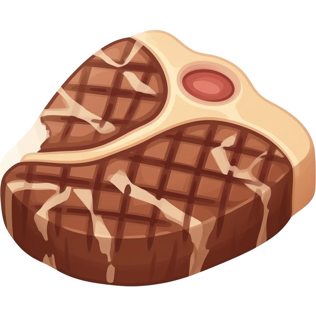 BBQ steak emoji