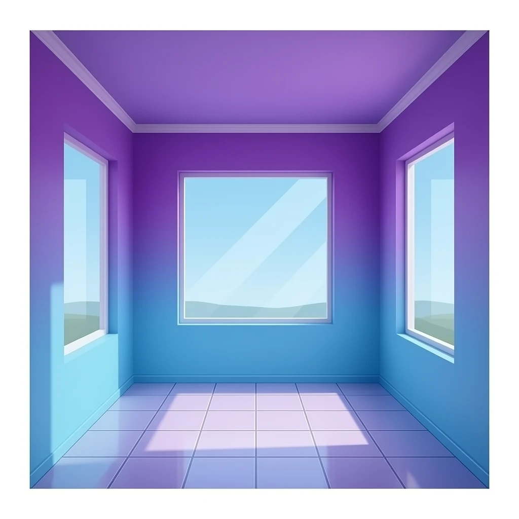 fancy gradient mirror room emoji