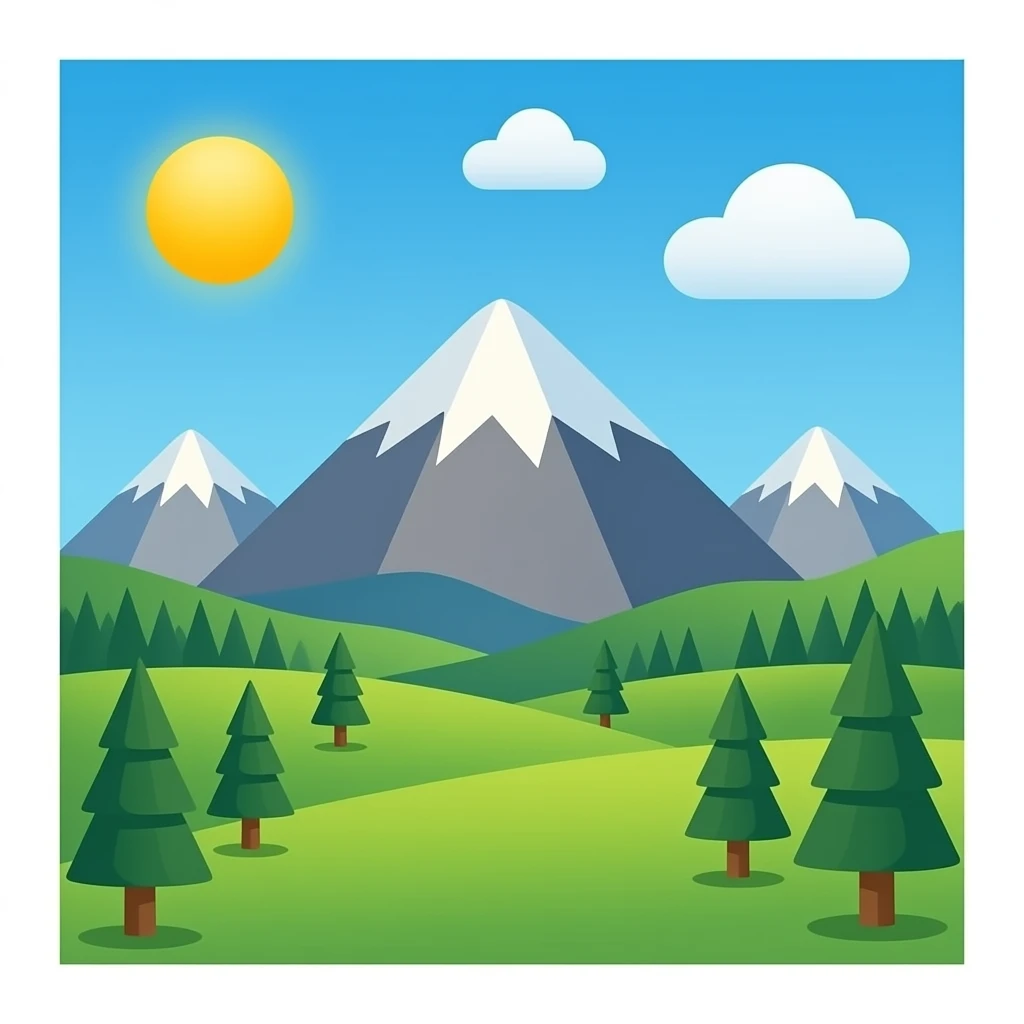 mountain emoji