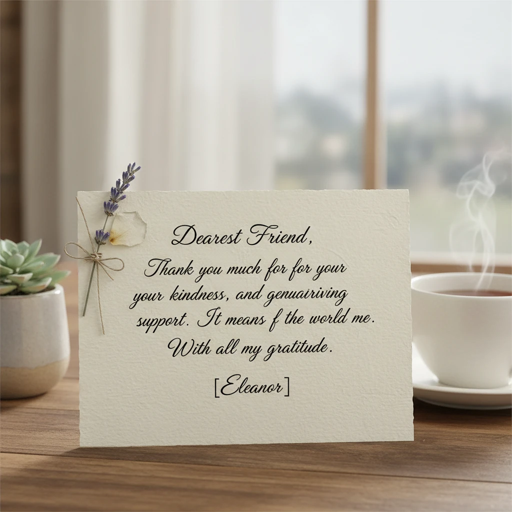thank you note emoji