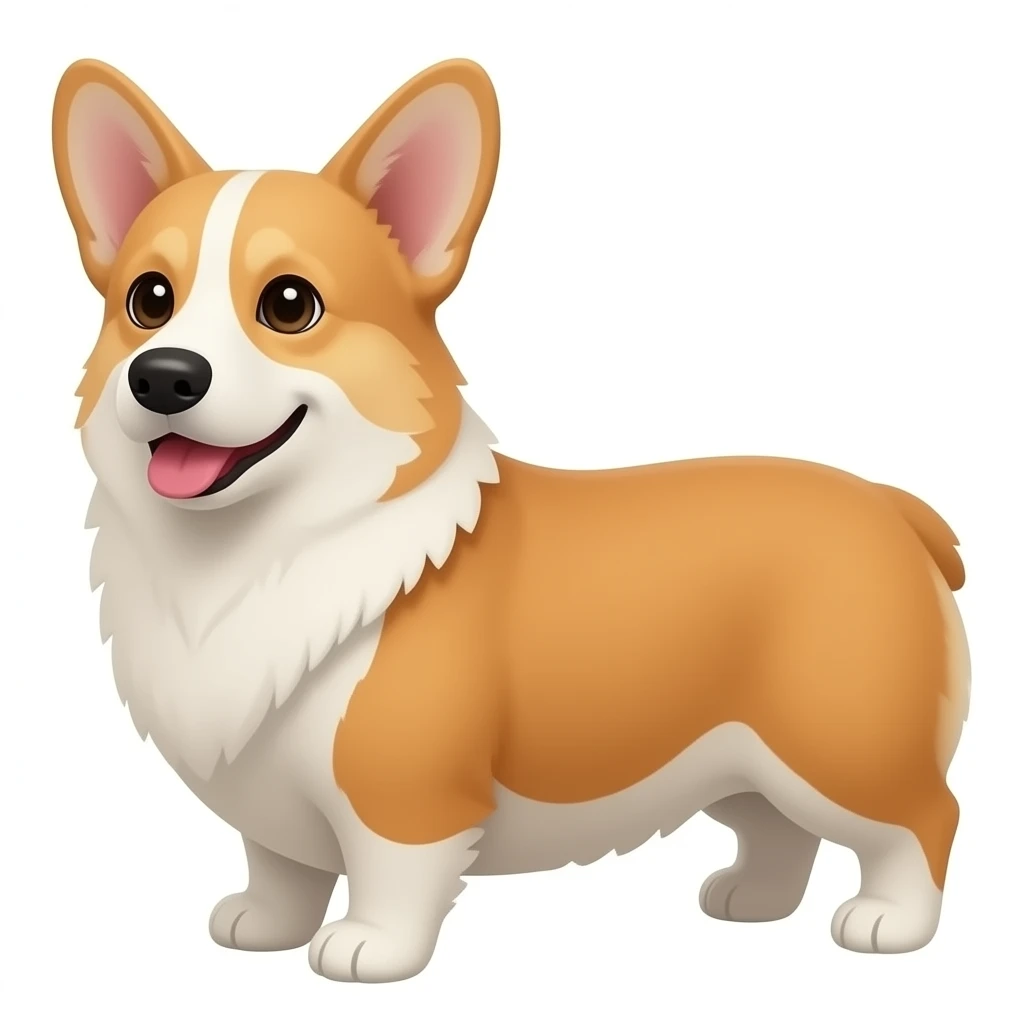 Corgi on google play store emoji