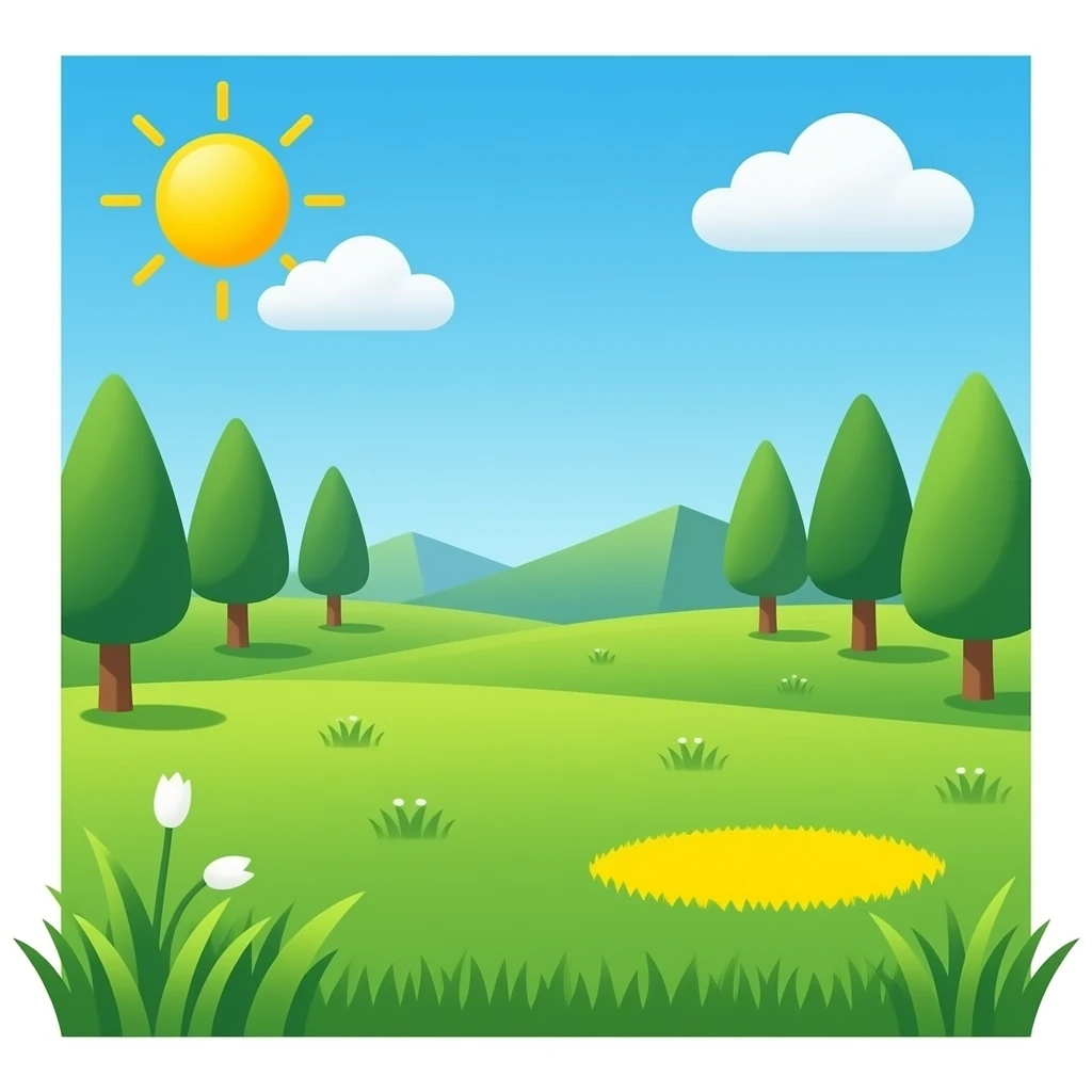 lawn yellow patch emoji