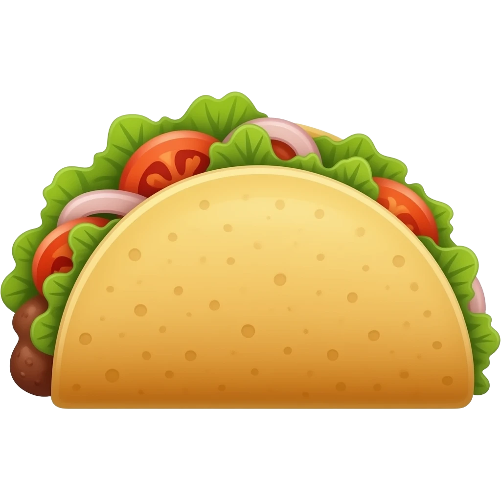 Make 6 tacos bye eachother emoji