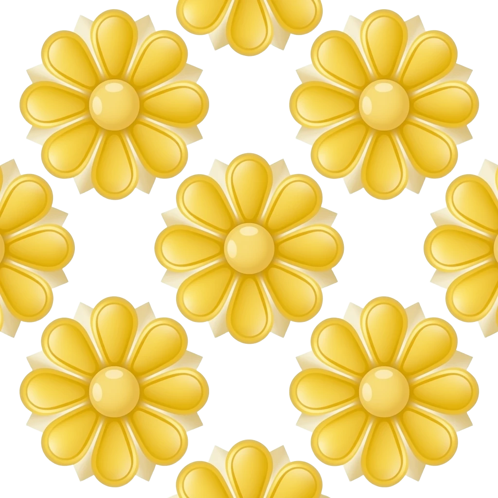 Yellow flowers tile emoji
