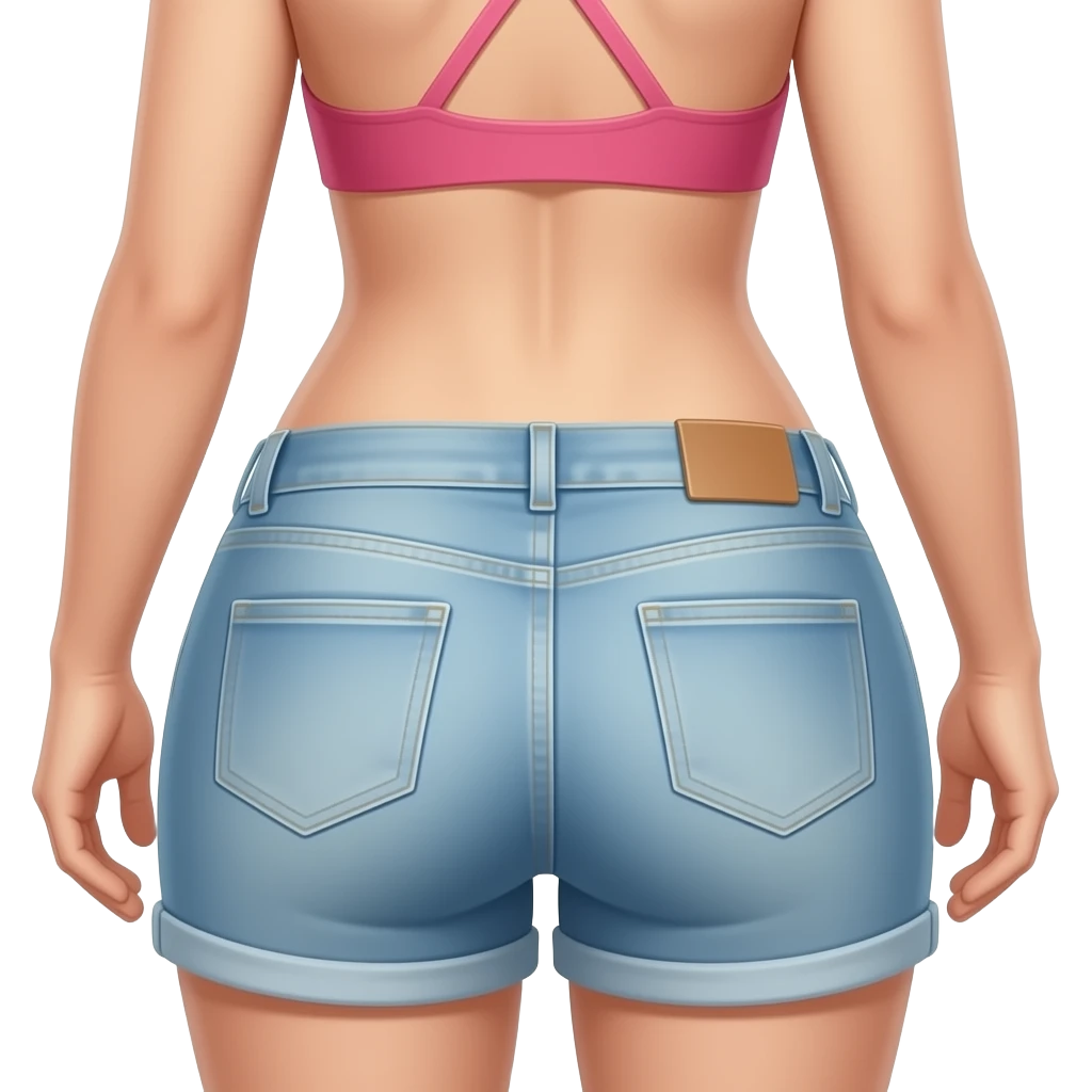 женщина с голой жопой emoji