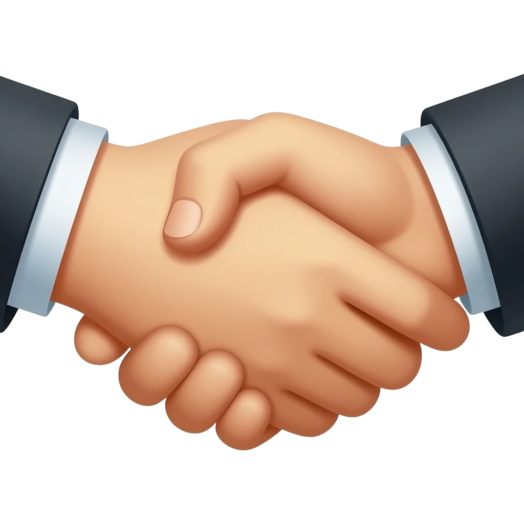 hand shake emoji