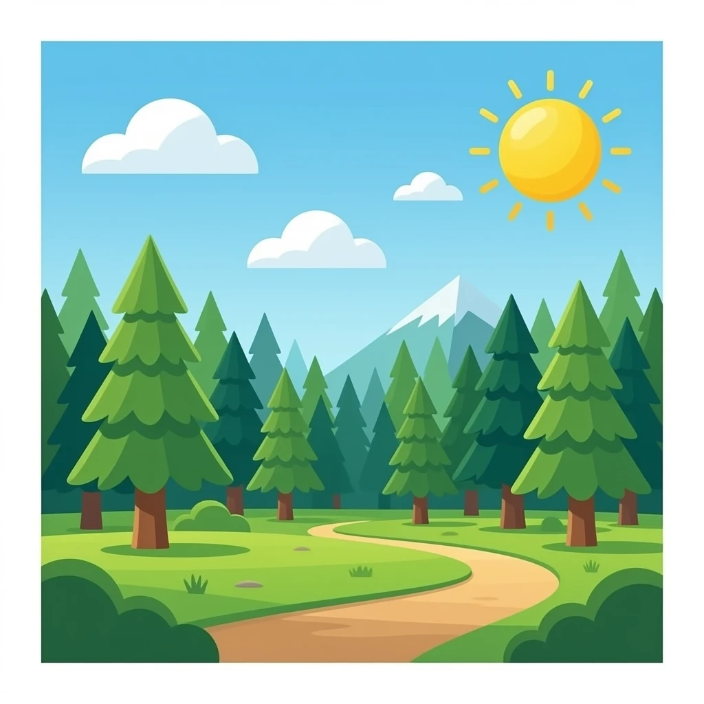Wald ohne Hintergrund emoji