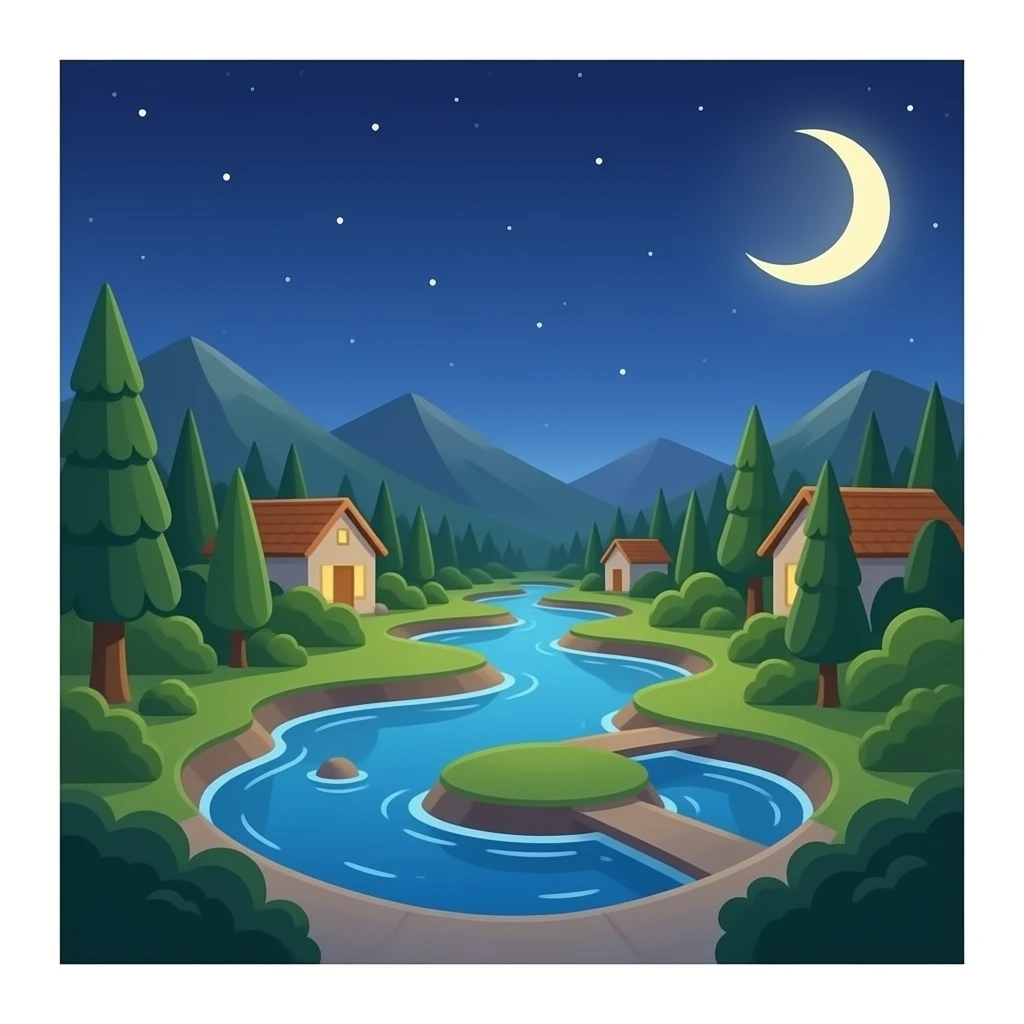 Los Santos at night emoji