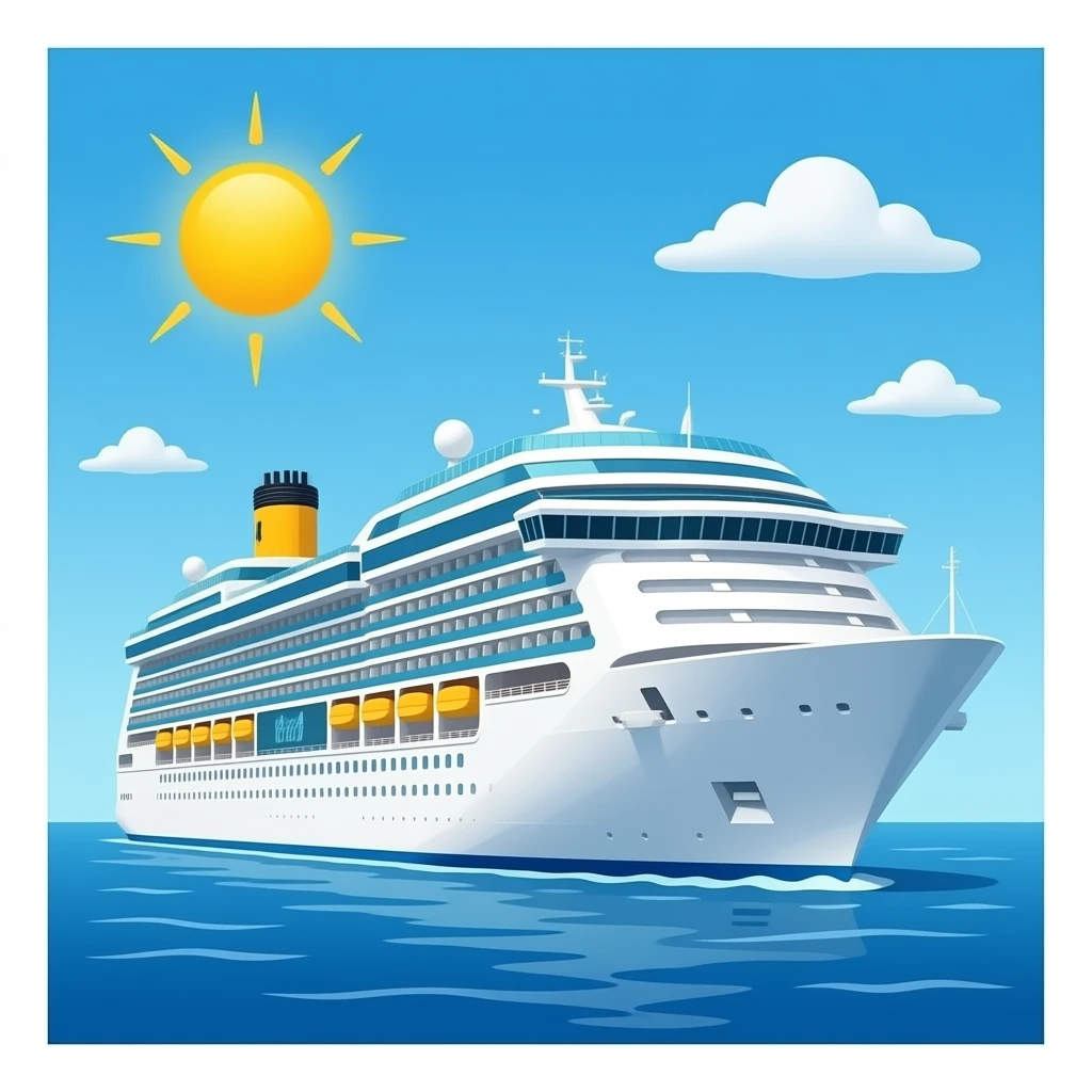 Royal caribbean ship emoji