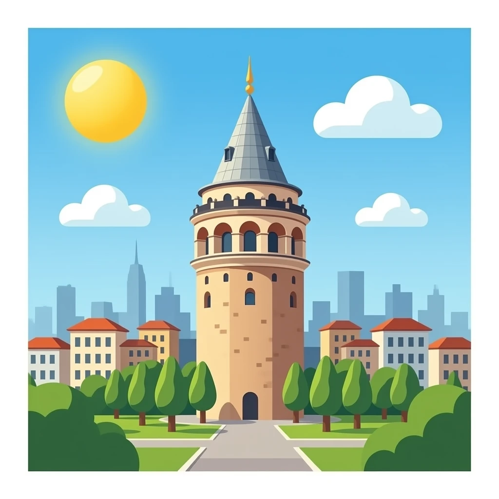 galata kulesi emoji