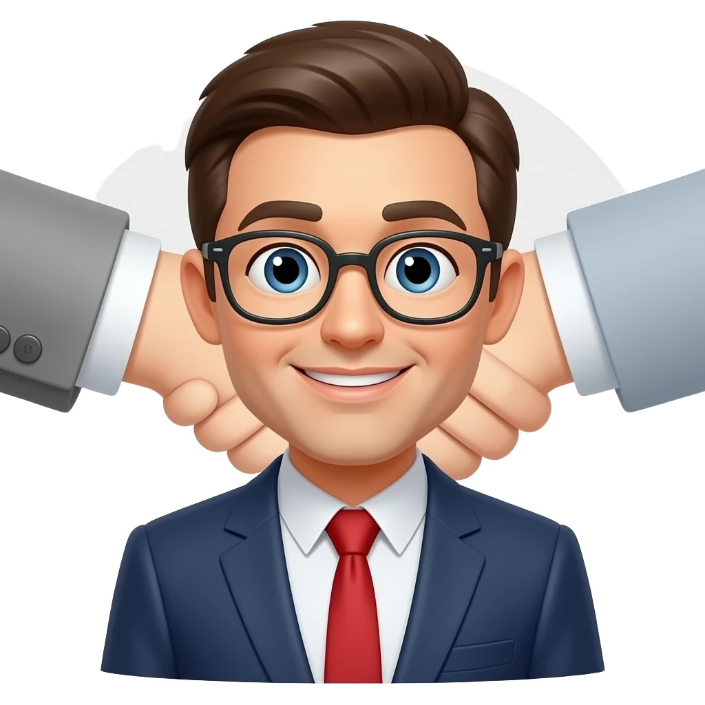 UNITED shake hand emoji