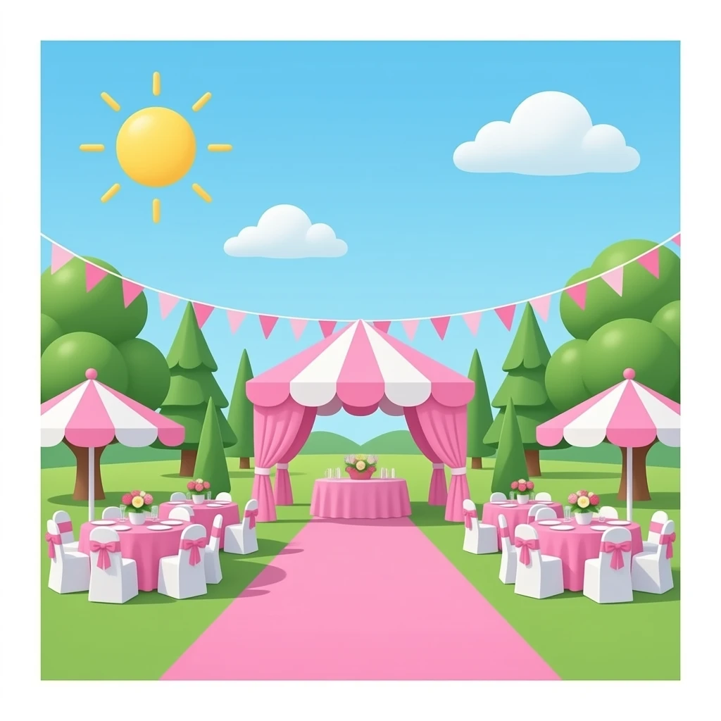 Pink event emoji