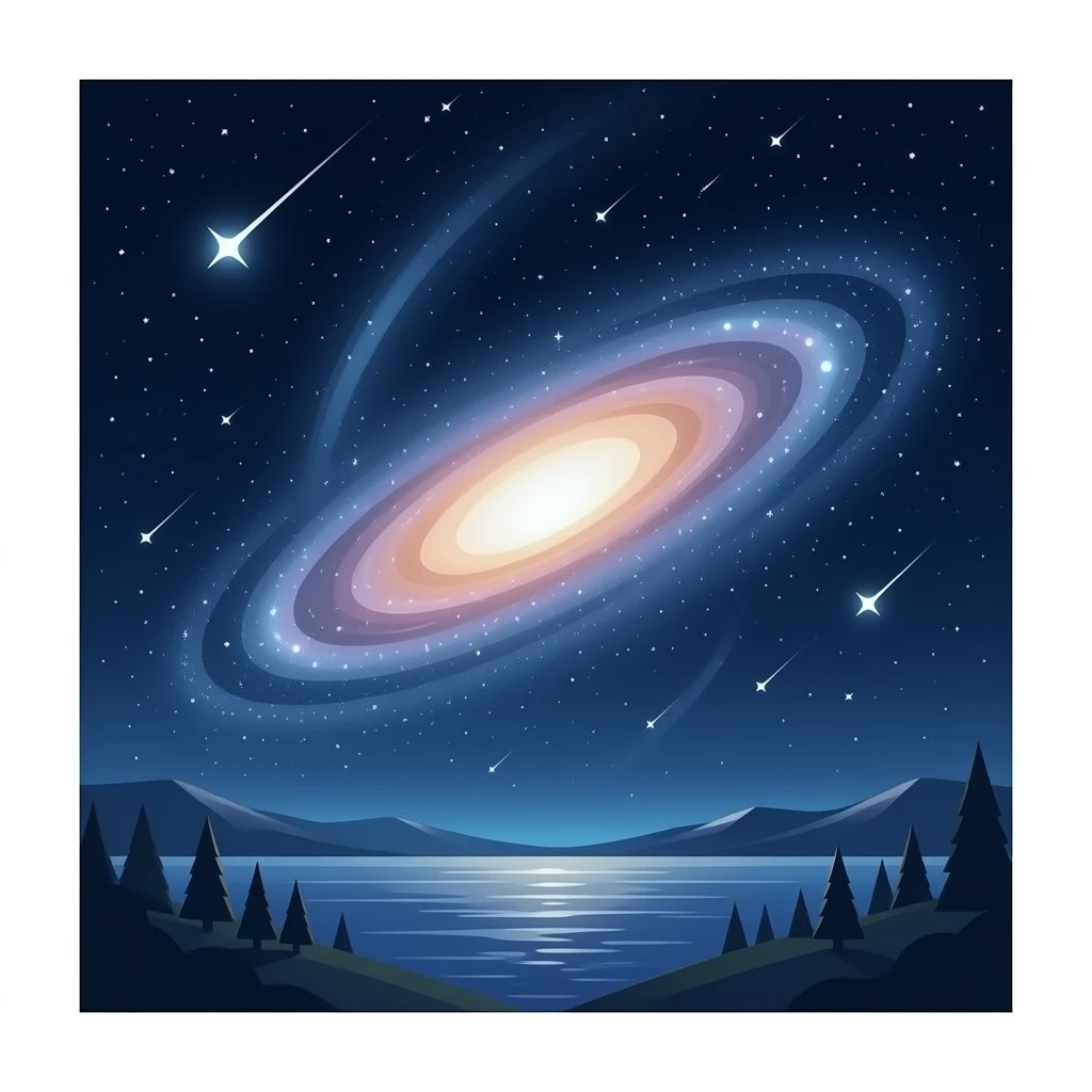 galaxy plain background emoji