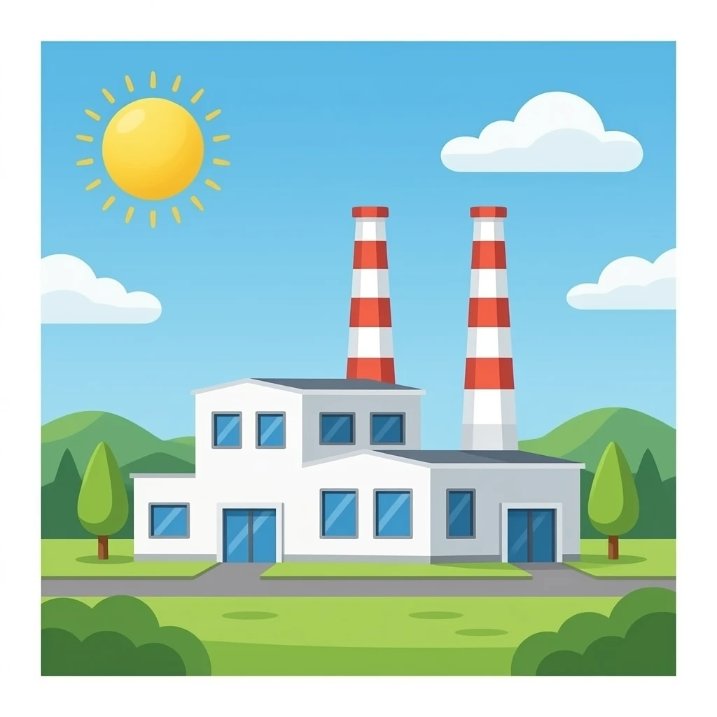 edifico de fabrica emoji