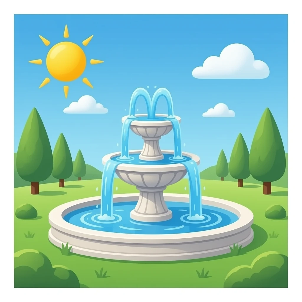 foutaine eau emoji