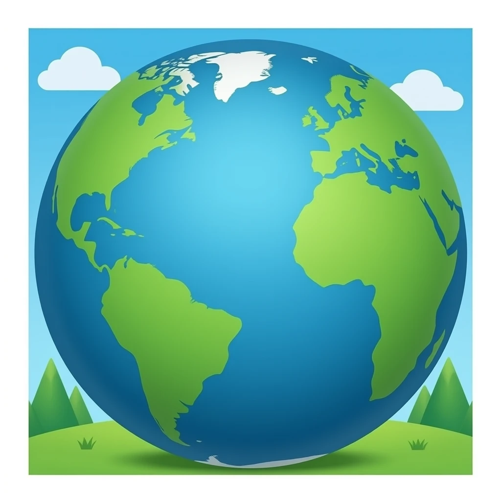 Earth emoji