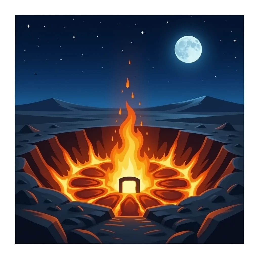 Darvaza Gas Crater Door to Hell emoji