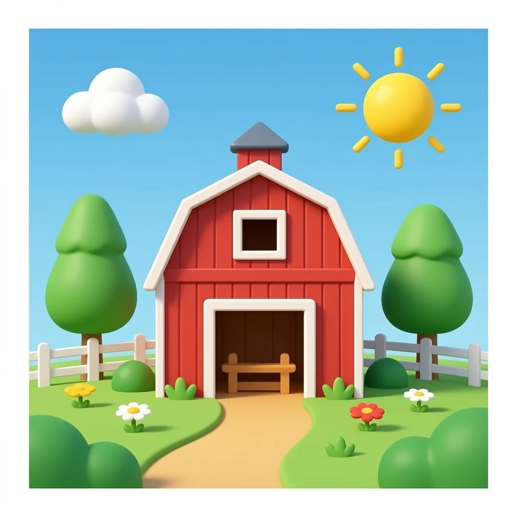 toy barn emoji