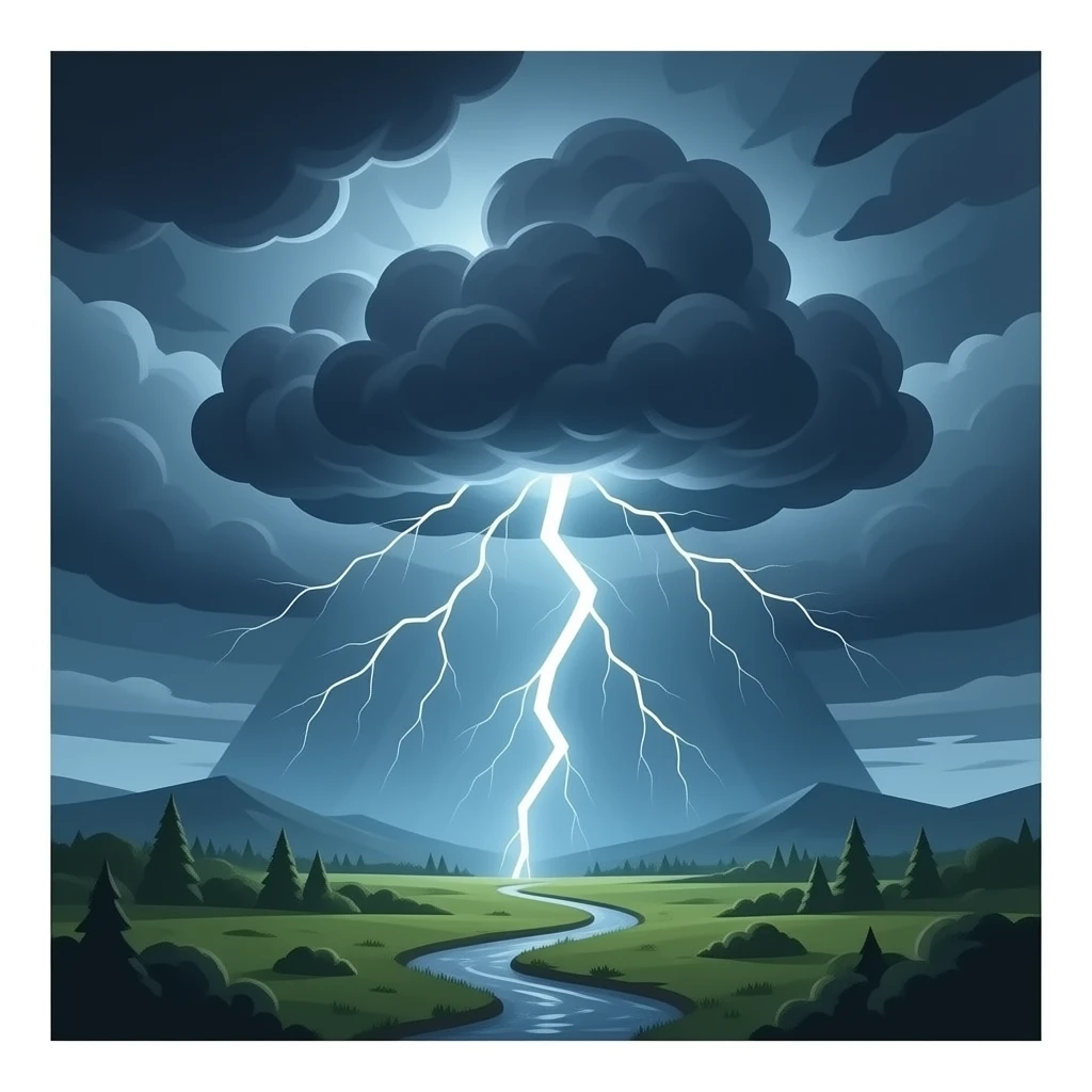 peligro tormenta emoji