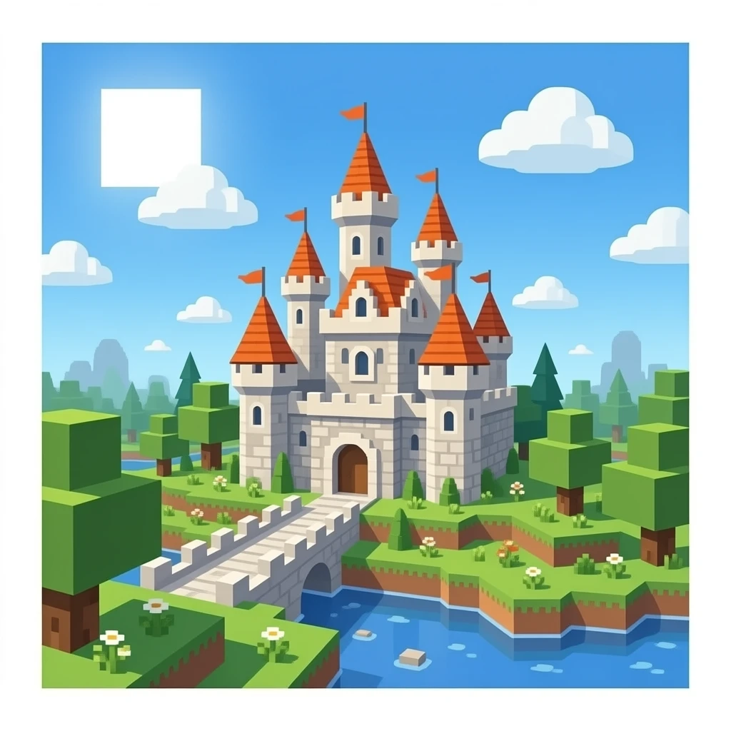 Minecraft castle emoji