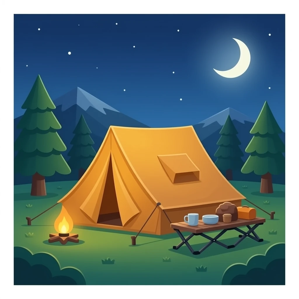 camping cot bed emoji