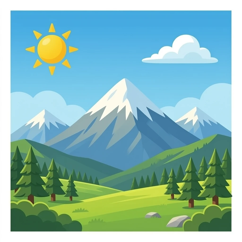 mountains emoji