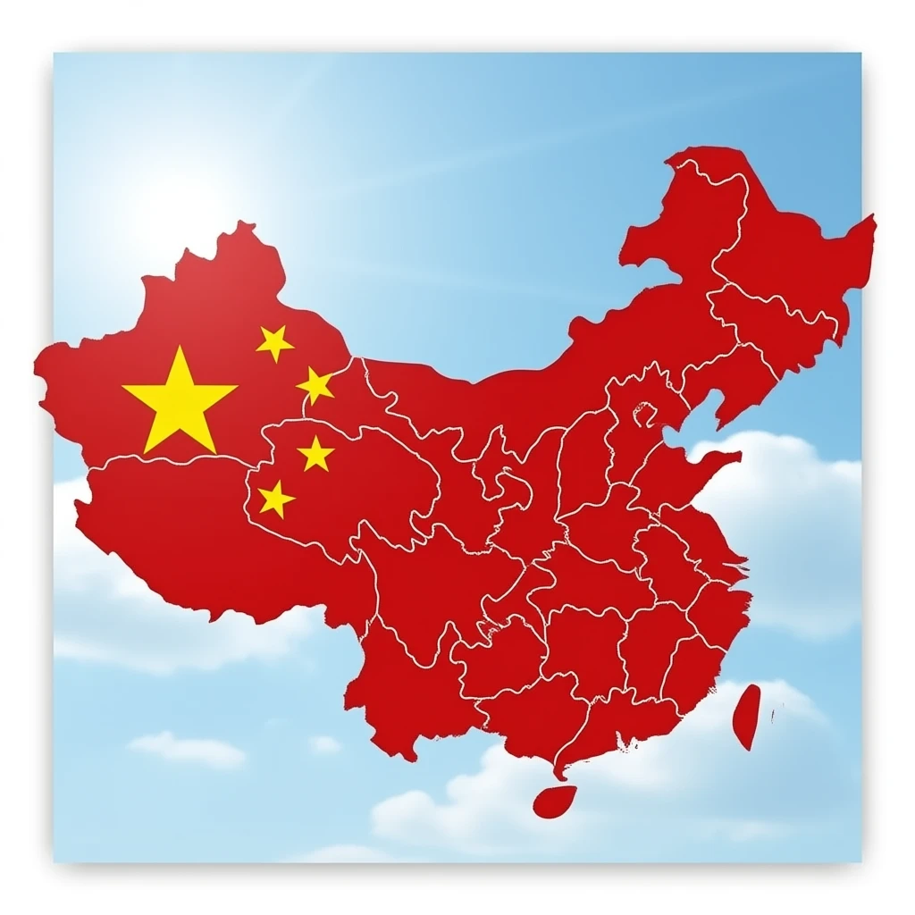 China flag map emoji