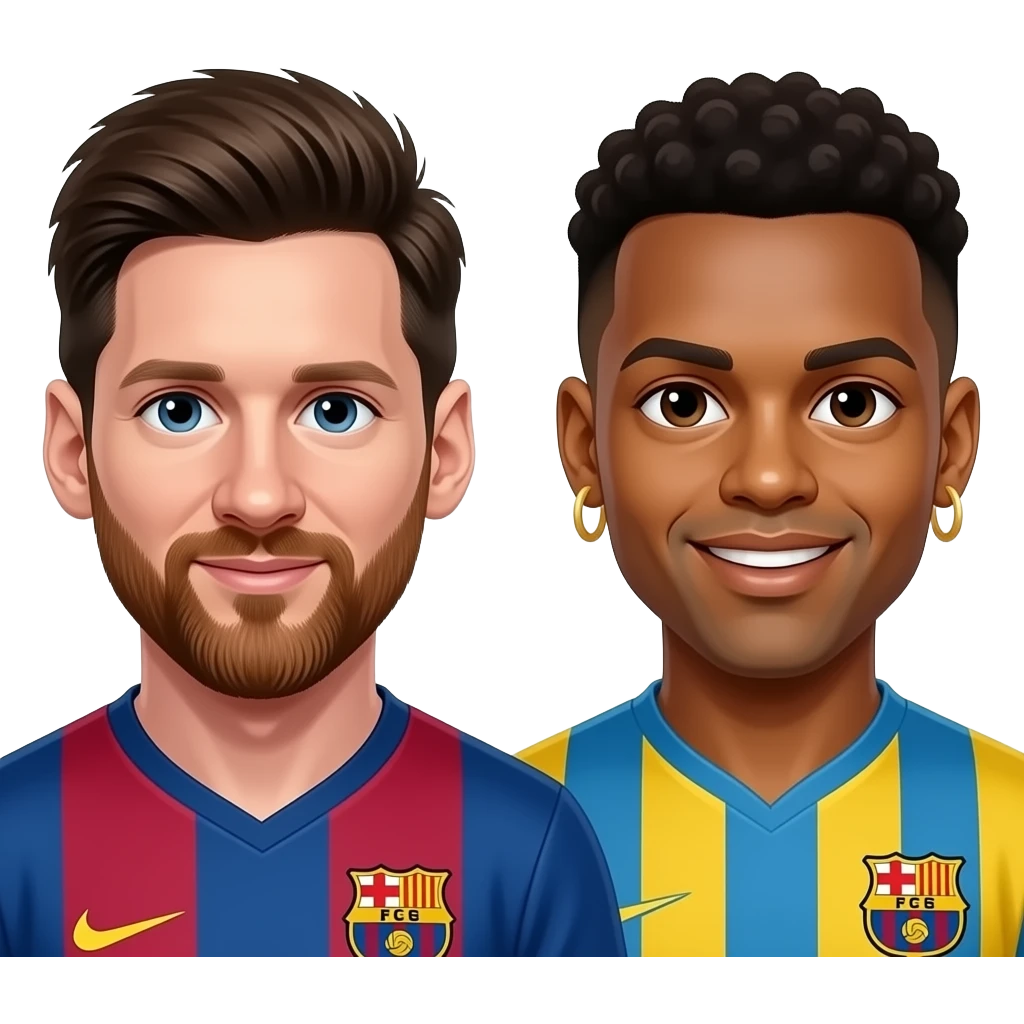 messi and neymar emoji
