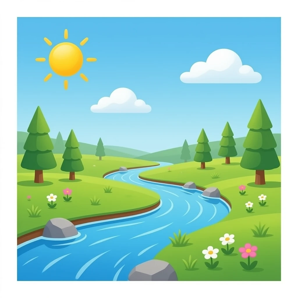 fließendes wasser emoji
